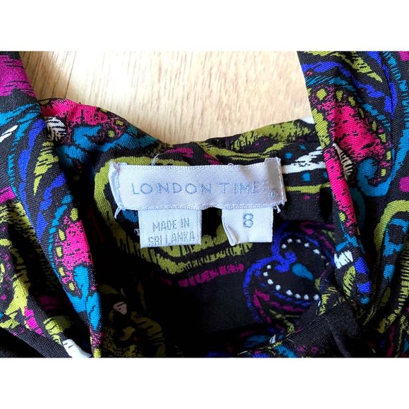 OMG! Sexy Flattering Flowing Colorful Print Dress - Picture 3 of 8